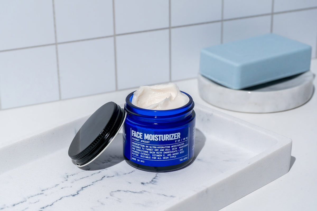 Blu Atlas face moisturizer in the Lone Luxe daily rituals edit