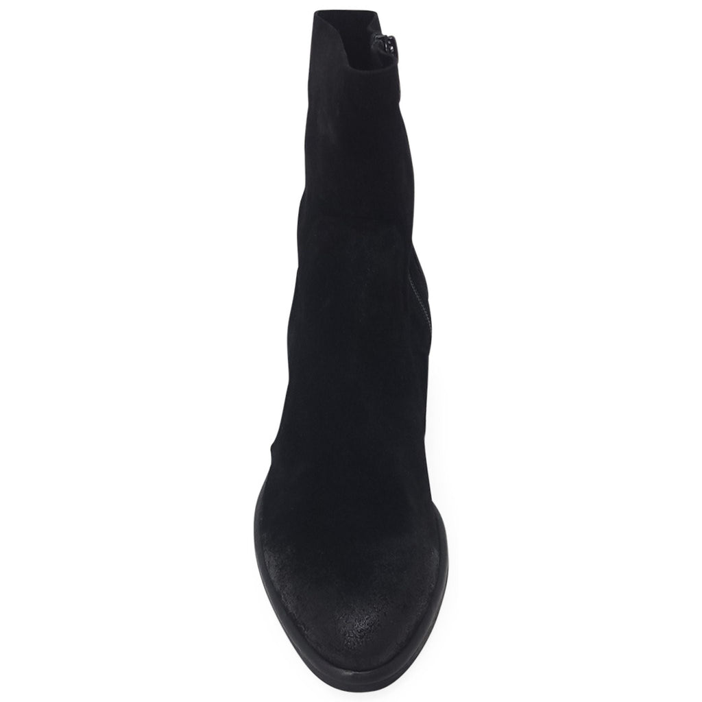 Black Suede Ankle Boot