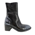 Black Hand Rubbed Ankle Boot