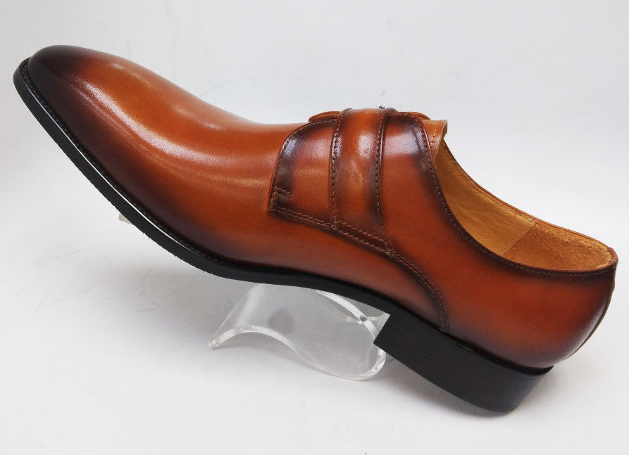 Calfskin Monkstrap Cognac