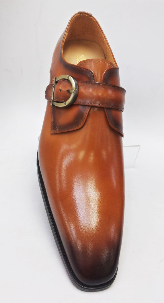 Calfskin Monkstrap Cognac