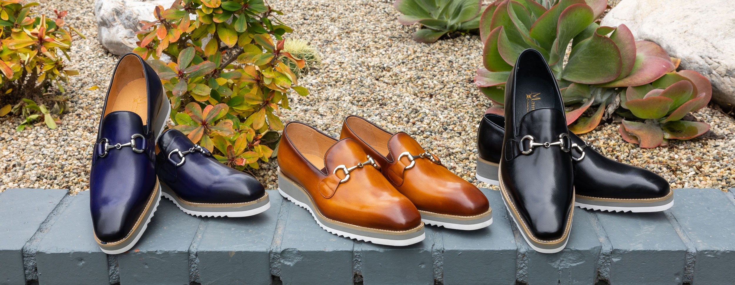 Calfskin Slip-On Horsebit Loafer Blue