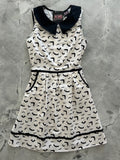Bats Collared Dress - XL only