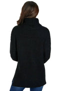 Black Long Sleeve Turtleneck Sweater