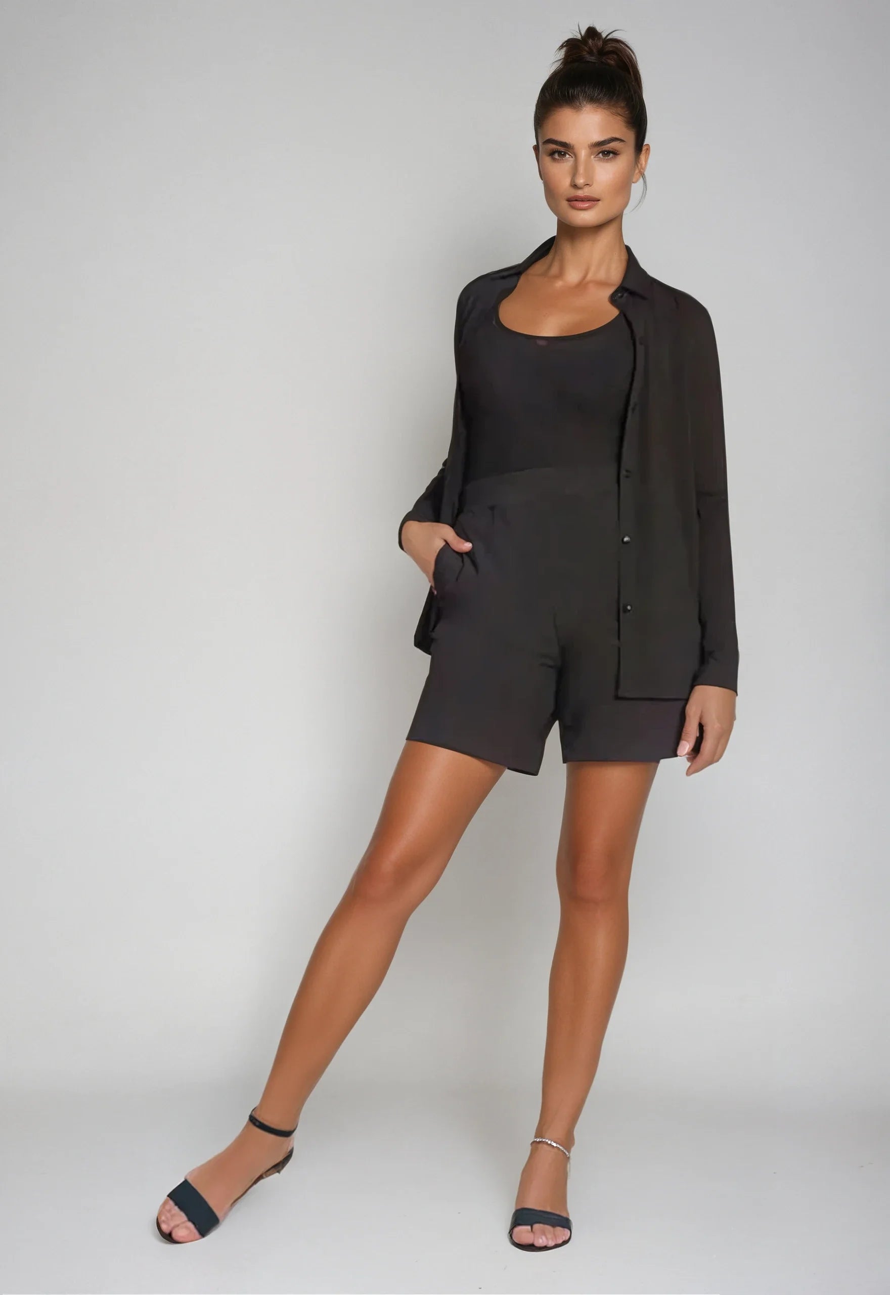 Cinqo 'Single Shot' Shirt - Black