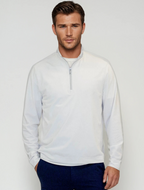 Buki Cinqo Travel Half Zip - White