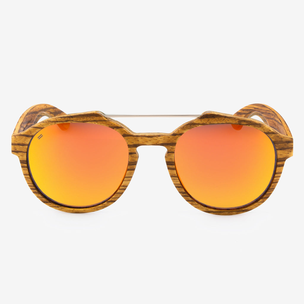 Cortez - Wood & Metal Sunglasses
