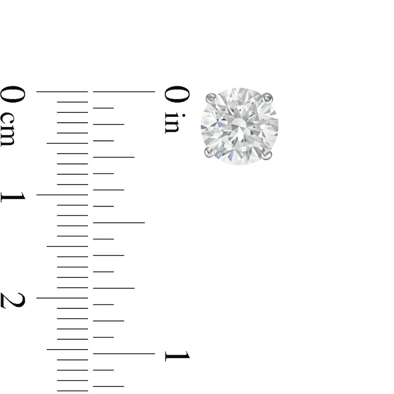 3.00 CTW Lab Grown Diamond Stud Earrings | 14k Gold | G-VS Round Cut | AGI Certified