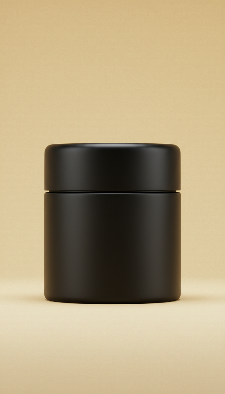 Matte Black Hair Pomade with Natural Hold