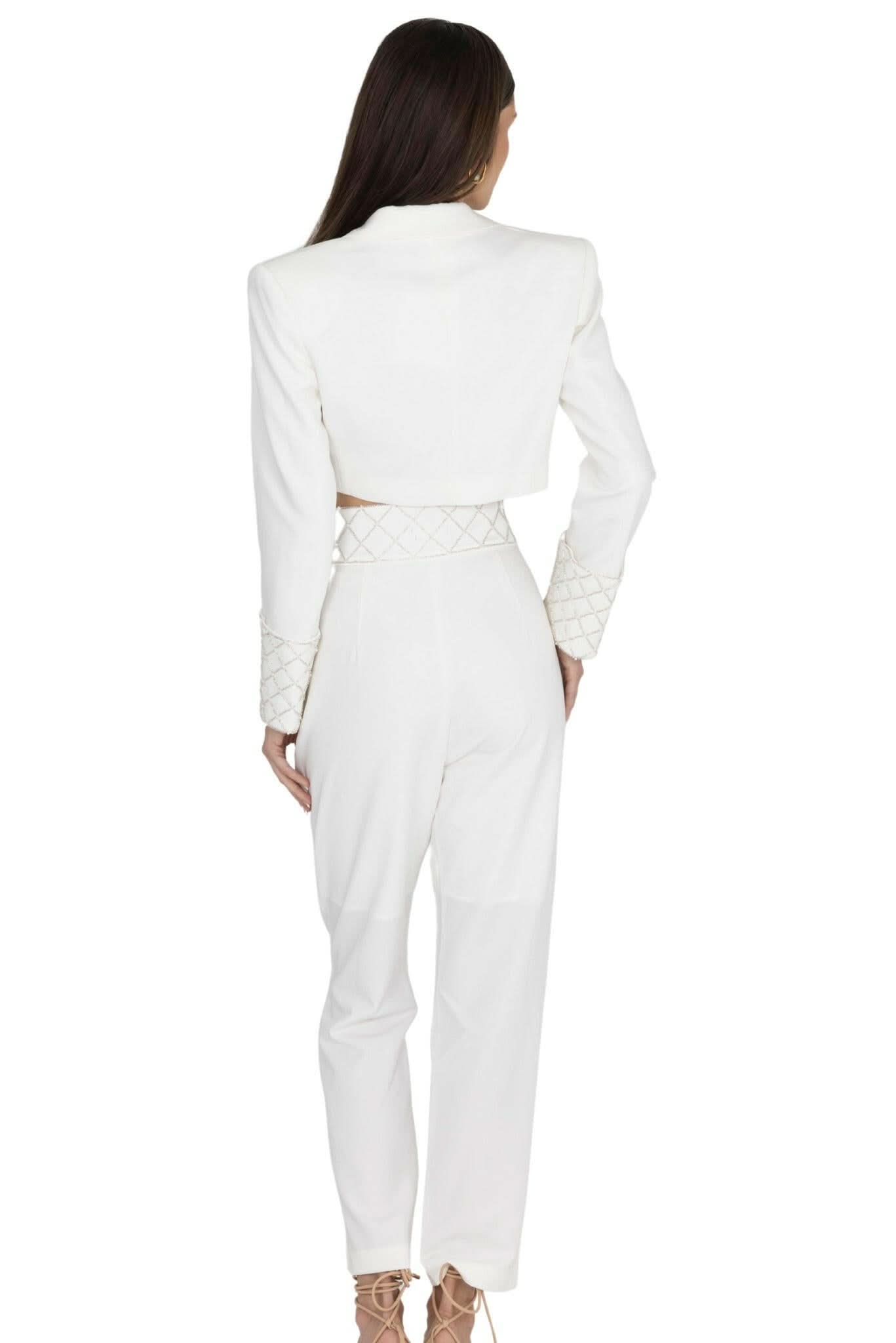 Orchid White Blazer